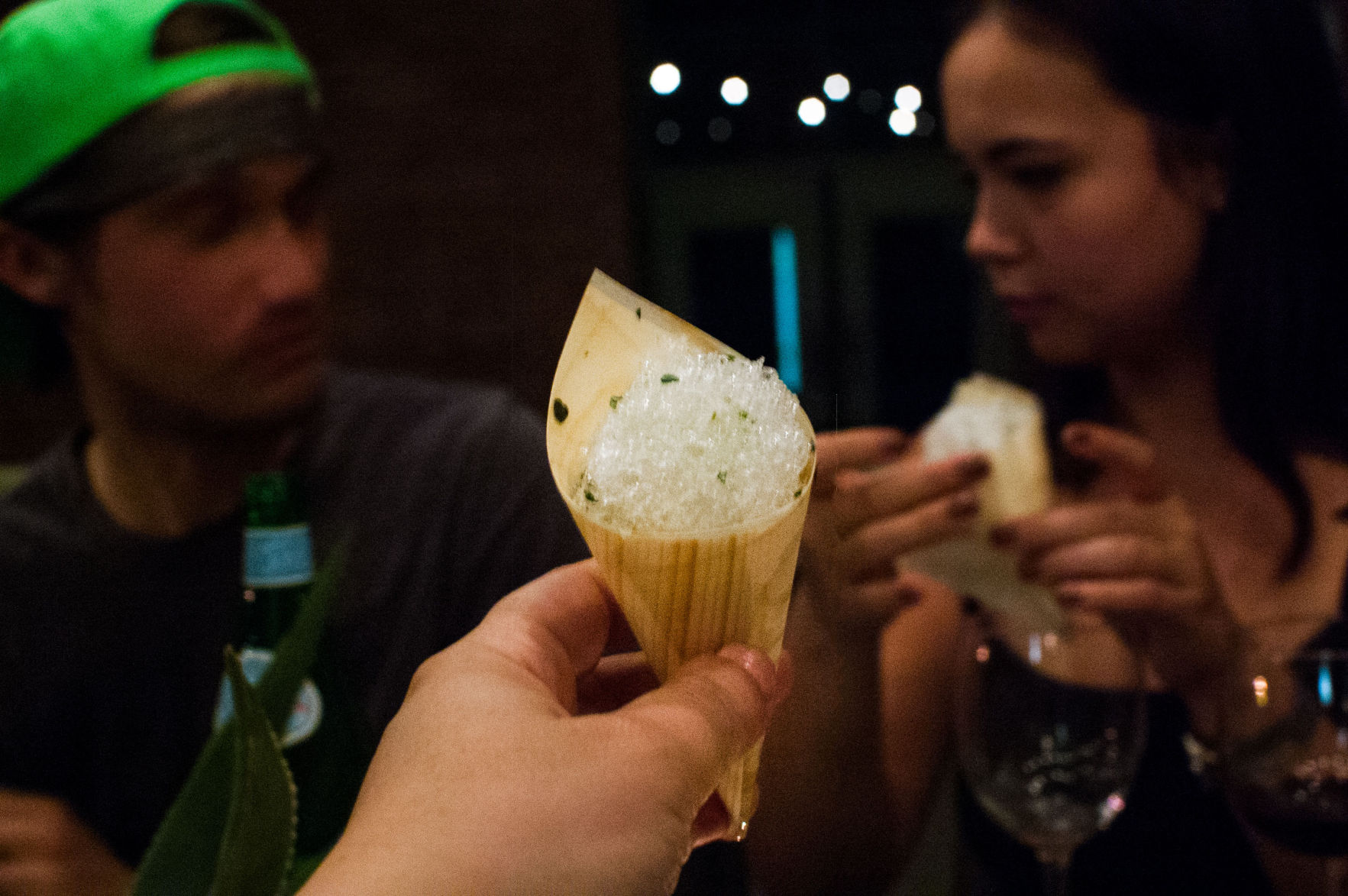 Seventh course at Four Senses dinner
